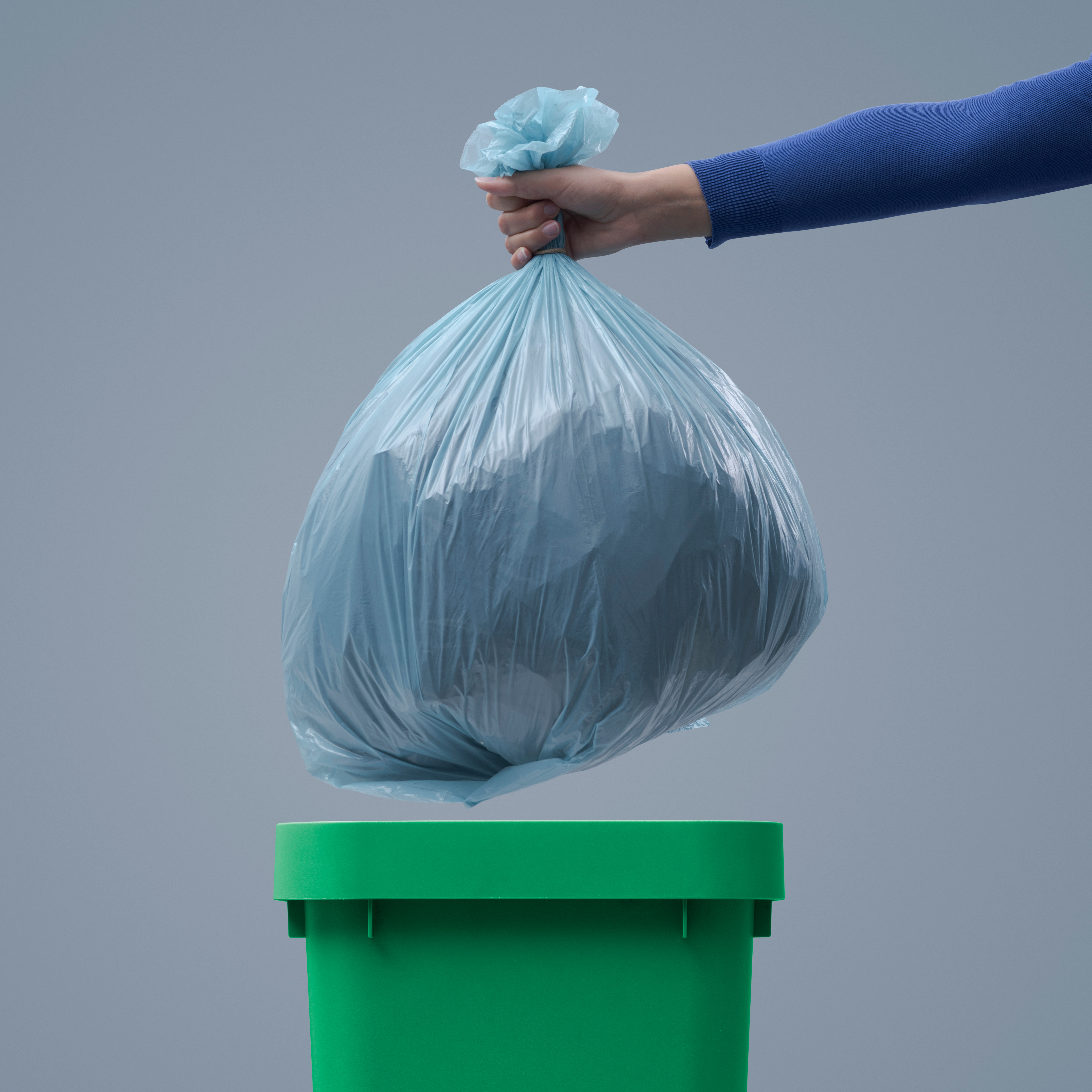 bolsas de basura recicladas
